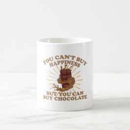 Glück kann man nicht kaufen, aber Schokolade kaufe Kaffeetasse