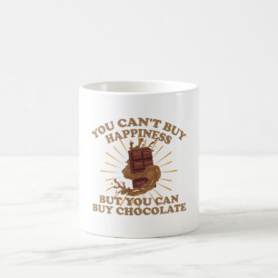 Glück kann man nicht kaufen, aber Schokolade kaufe Kaffeetasse