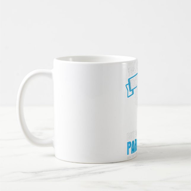 Glück kann man nicht kaufen Paramotor-Powered Para Kaffeetasse (Links)