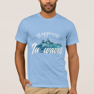 Glück kommt in Wellen T - Shirt