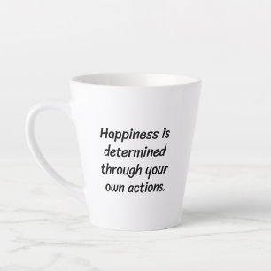 Glück Latte Tasse