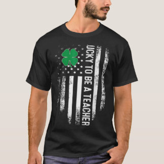 Glück, Lehrerin zu sein Regenbogenlehrerin St Patr T-Shirt