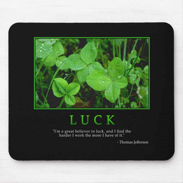 Glück Mousepad (Vorne)