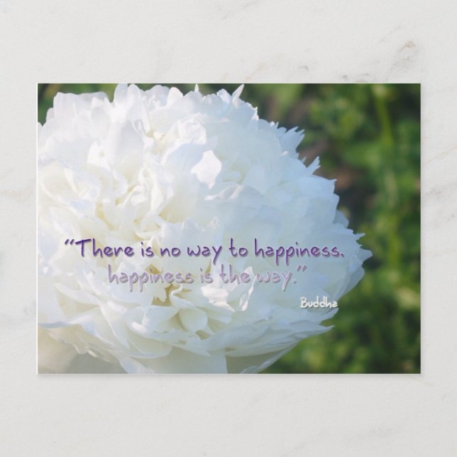 Glück Postkarte (Vorderseite)