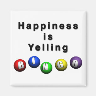 Glück ruft BINGO Magnet