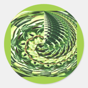 Glück_ Runder Aufkleber