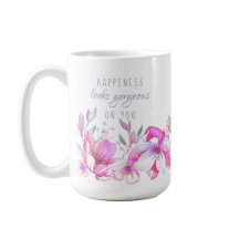 Glück schaut herrlich auf Ihnen das Blumen