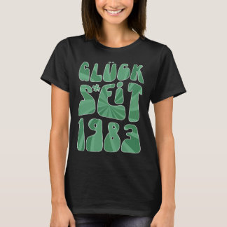 Glück seit 1983 Jahre Alter 40 Geburtstag St Patri T-Shirt