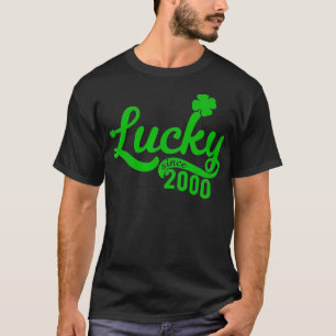 Glück seit 2000 Geschenk für 21-jährige 21. Geburt T-Shirt