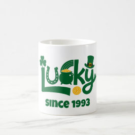 Glück seit dem Jahr Kaffeetasse
