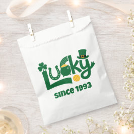 Glück seit Jahr Geschenktütchen