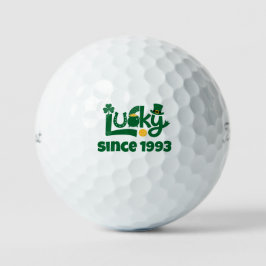 Glück seit Jahr Golfball