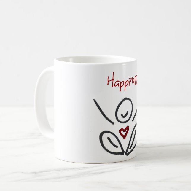 Glück-Tassen (viele Arten) Kaffeetasse (Vorderseite Links)