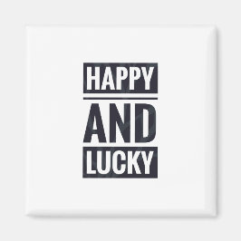 Glück und Glück Magnet