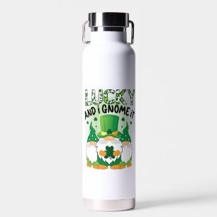 Glück und ich werde es St Patrick's Day T Shirt Trinkflasche