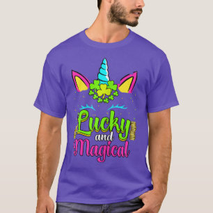 Glück und magisches Einhorn St Patricks Shenanigan T-Shirt