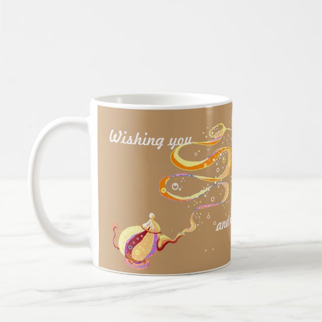 Glück wünschen kaffeetasse (Links)