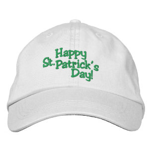 GLÜCKLICH 2017 St. Patrick's Day HAT Bestickte Baseballkappe