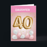 GLÜCKLICH *40. GEBURTSTAG FÜR SIE *DAUGHTER* Karte<br><div class="desc">GLÜCKLICH **40.*** GEBURTSTAG ***DAUGHTER**** DANKE,  DASS SIE VON EINER MEINER ACHT GESCHÄFTE GESCHAFFEN HABEN!</div>
