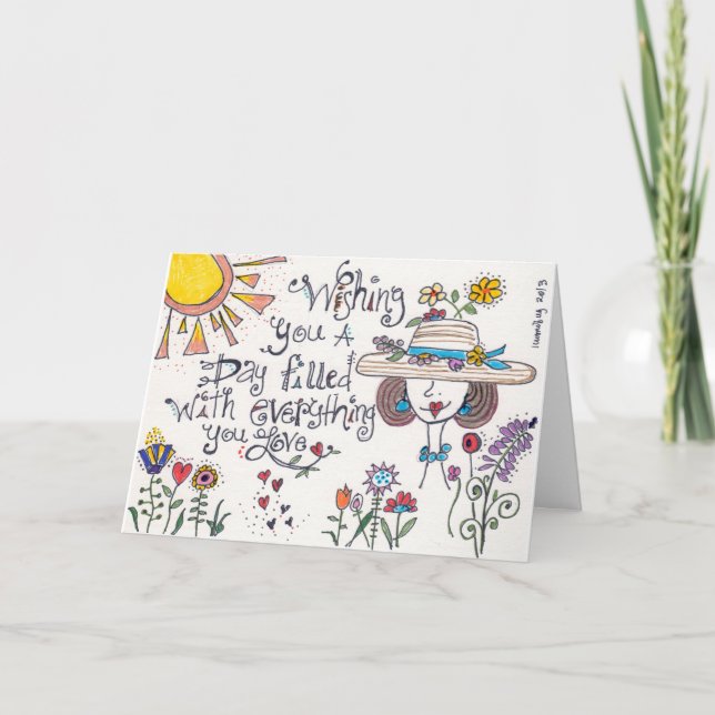 Glücklich alles feiertagskarte (Vorderseite)