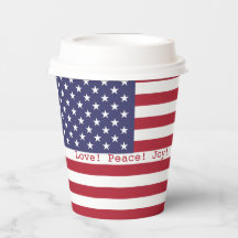 Glücklich! American USA Flag 4. Juli Personalize
