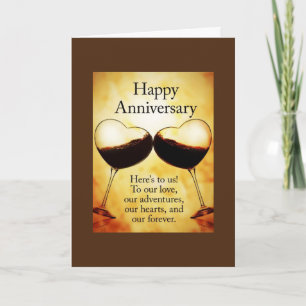 GLÜCKLICH "ANNIVERSARY" ZU "US" KARTE