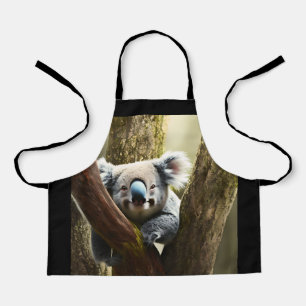 Glücklich australisches Koala in Tree, Kinder Schü Schürze