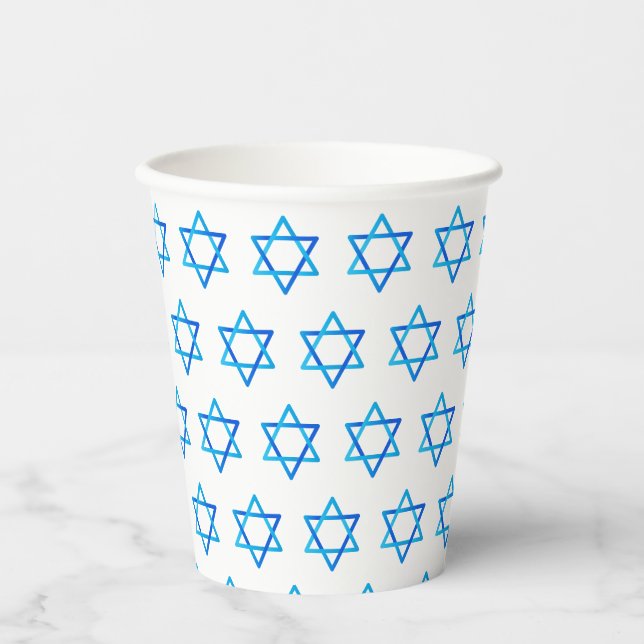 Glücklich Bar Mitzvah, Unabhängigkeitstag, Jahrest Pappbecher (Vorderseite)
