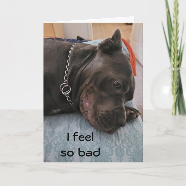 GLÜCKLICH BELATED BIRTHDAY - FÜHLT SO GEFÄHRLICH KARTE (Vorderseite)