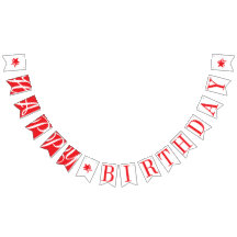 GLÜCKLICH BIRTHDAY Chic Red and White