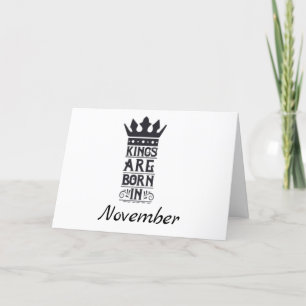 GLÜCKLICH BIRTHTAG FÜR MEIN *KING* GEBOREN IM NOVE KARTE