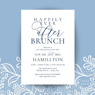 Glücklich bis ans Ende der Zeit - Brunch nach der Einladung