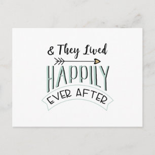 Glücklich bis ans Ende Postkarte