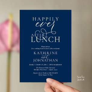 Glücklich bis ans Lebensende Lunch Hochzeit nach d Einladung