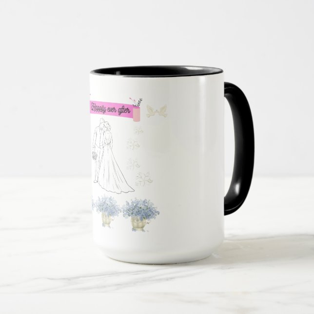 Glücklich bis ans Lebensende Tasse (VorderseiteRechts)