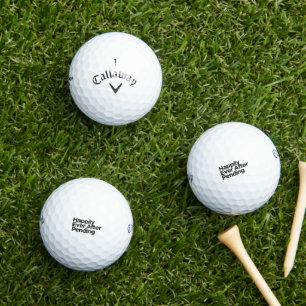 Glücklich bis auf weiteres Frisch Verlobte Golfball