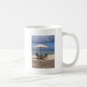 Glücklich Draußen Kaffeetasse