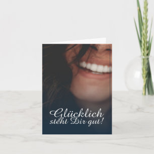 Glücklich, du Arsch! - Blau Karte