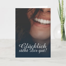 Glücklich, du Arsch! - Blau Karte