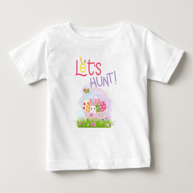 GLÜCKLICH EASTER BABY T-SHIRT (Vorderseite)