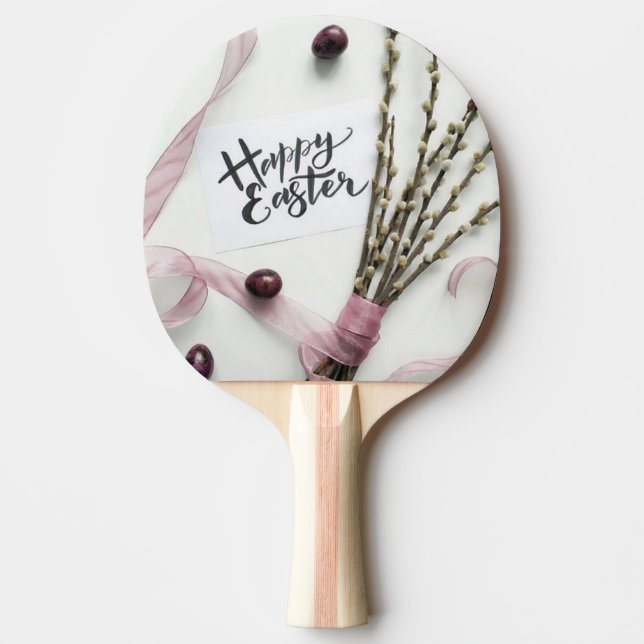 GLÜCKLICH EASTER TISCHTENNIS SCHLÄGER (Vorderseite)