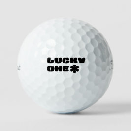 Glücklich ein Golf Ball