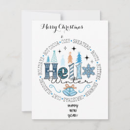 glücklich feiertagskarte