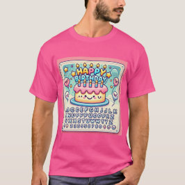 Glücklich Geburtstag fröhlicher Cake Delight T-Shirt