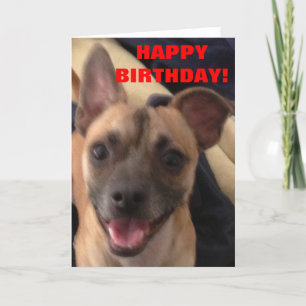 GLÜCKLICH GEBURTSTAG! KARTE