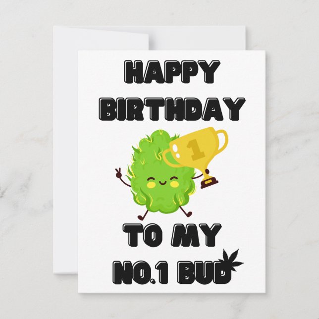 GLÜCKLICH GEBURTSTAG Nr. 1 BUD! (Vorderseite)