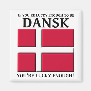 Glücklich genug, um ein dansk dänischer Magnet zu 