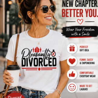 Glücklich Geschieden Lustige Scheidungsfeier T-Shirt