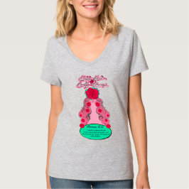 Glücklich gesegnet und blühend - blühende Rose T-Shirt
