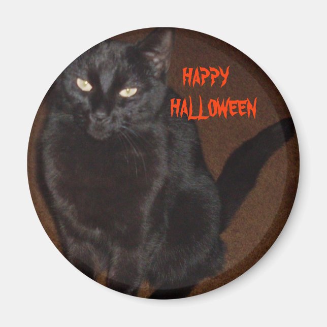 GLÜCKLICH, HALLOWEEN MAGNET (Vorne)